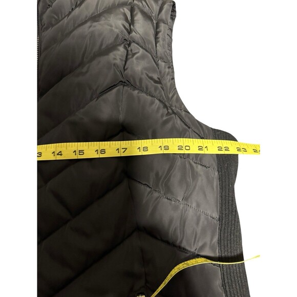 Calvin Klein Puffer Vest Womens SizeXL Black Full Zip - Picture 12 of 14